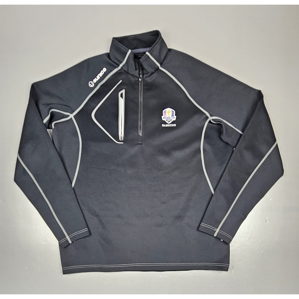 Sunice Golf Jacket‎ Mens XL. 2016 Ryder Cup Hazeltine Black Qt. Zip Pullover